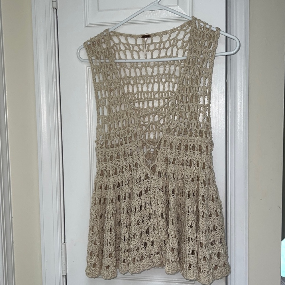 Free People Crochet Top